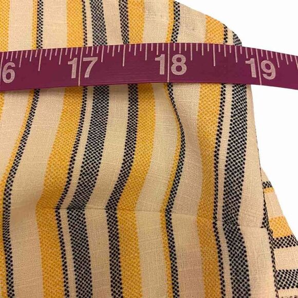 Andree by Unit Sleeveless Striped Ruffle Blouse Size Medium - Picture 9 of 10